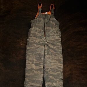 Carters boys Camouflage Ski bib